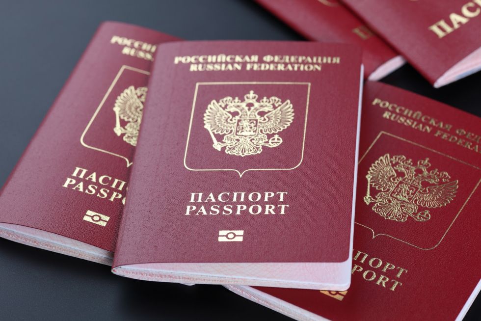 اخذ پاسپورت روسی
